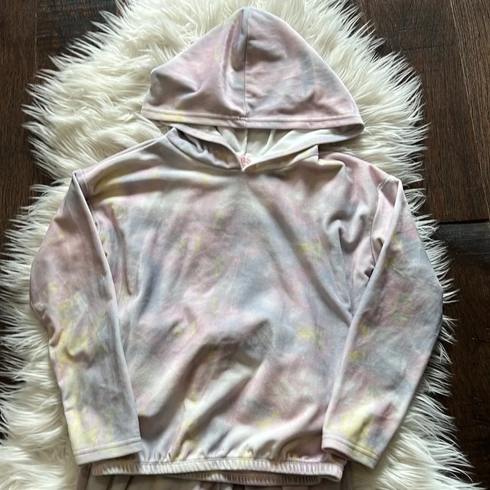Too Cute Tie-Dyed Top and Joggers Set